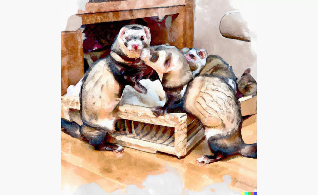 caring for pet ferrets