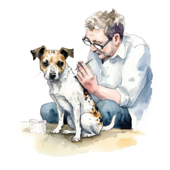 dog getting a microchip from a veterinary staff member lo e81d0fa2 e4fa 4e57 9a7f 36346caf5fcb.png