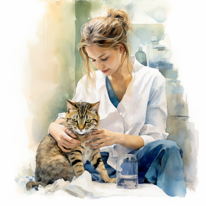 vadrgvet a modern female veterinarian examining a cats body loo a30cddd4 962c 41f3 bbf2 aab9d54feefa