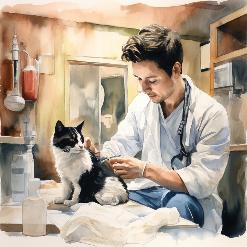 vadrgvet a veterinarian petting a cat at the vet clinic loose w 4b26c021 49b7 4125 b5a9 93d520077515