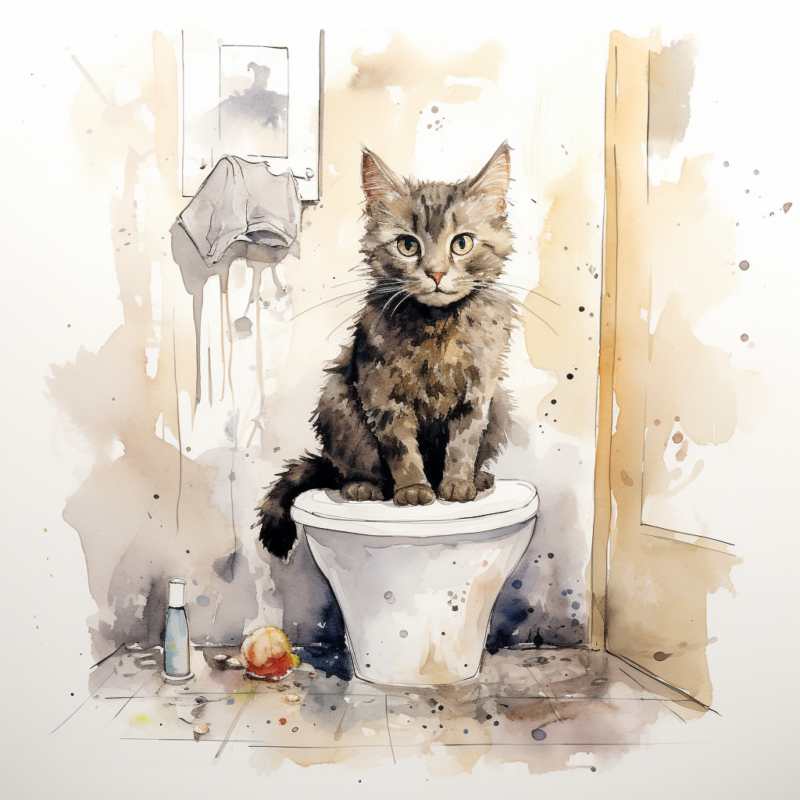 vadrgvet a cat sitting next to the toilet in the bathroom loose 5dacdb63 2950 43c4 9ec8 4eb1065a278a