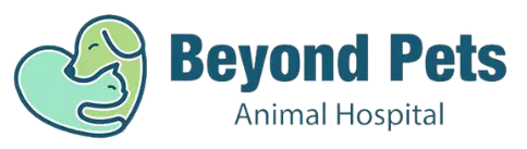 Beyond pets animal hospital logo.